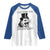 Funny St Patrick's Day Opossum Raglan Shirt Just Here For The Shenanigans Shamrock