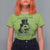 Funny St Patrick's Day Opossum T Shirt For Women Just Here For The Shenanigans Shamrock