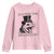 Funny St Patrick's Day Opossum Youth Sweatshirt Just Here For The Shenanigans Shamrock