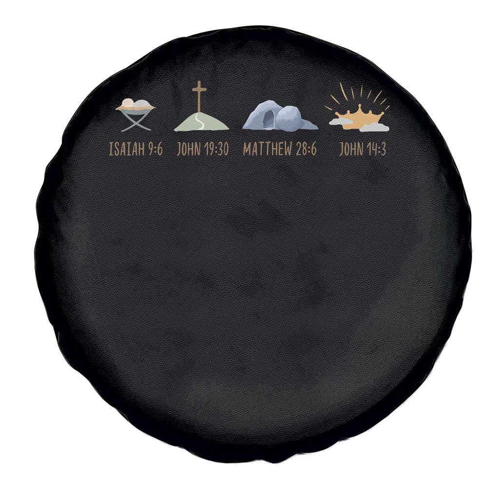 The Life Of Jesus Christ Religious Bible Verse Spare Tire Cover