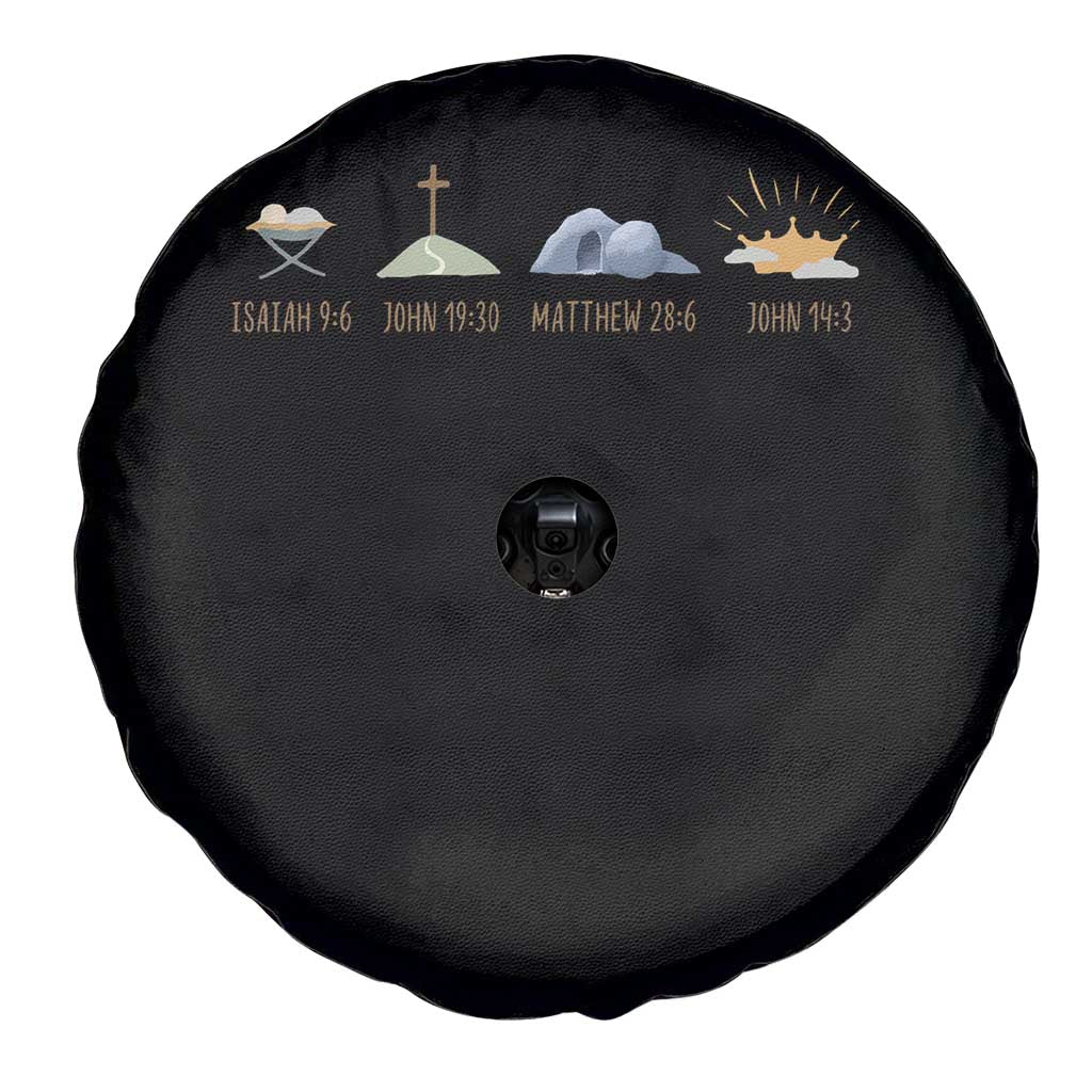 The Life Of Jesus Christ Religious Bible Verse Spare Tire Cover