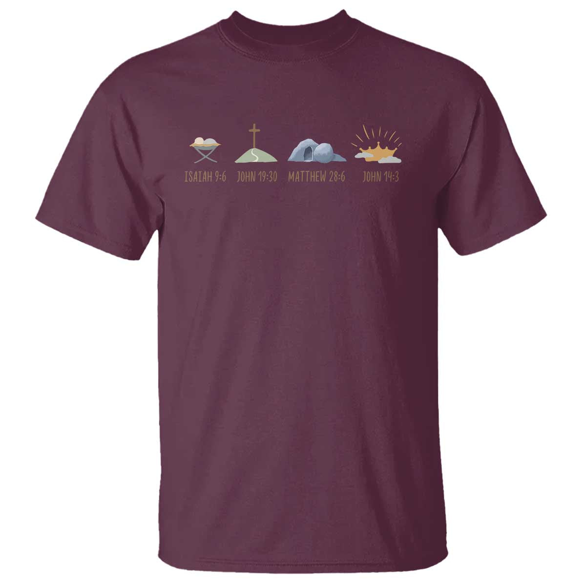 The Life Of Jesus Christ Religious Bible Verse T Shirt