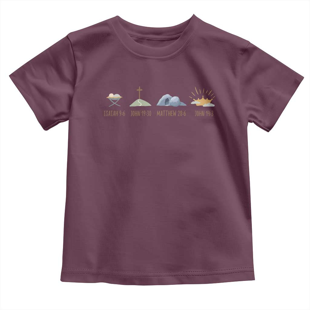 The Life Of Jesus Christ Religious Bible Verse Toddler T Shirt