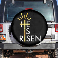 He Is Risen Spare Tire Cover Christian Easter Day Religious Bible Verse Cross