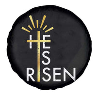 He Is Risen Spare Tire Cover Christian Easter Day Religious Bible Verse Cross
