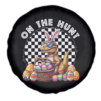 Funny Easter Day Dinosaur Bunny Spare Tire Cover On The Hunt Egg Hunting