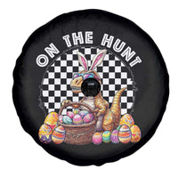 Funny Easter Day Dinosaur Bunny Spare Tire Cover On The Hunt Egg Hunting