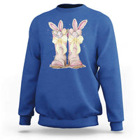 Funny Easter Day Cowgirl Egg Cowboy Boots Sweatshirt