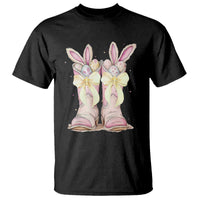 Funny Easter Day Cowgirl Egg Cowboy Boots T Shirt