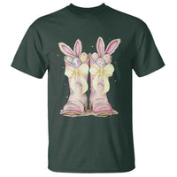 Funny Easter Day Cowgirl Egg Cowboy Boots T Shirt