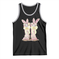 Funny Easter Day Cowgirl Egg Cowboy Boots Tank Top