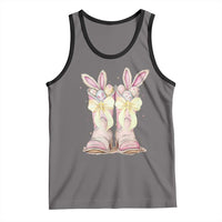 Funny Easter Day Cowgirl Egg Cowboy Boots Tank Top