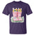 Funny Easter Day Gardening T Shirt Gardener Boots Bunny Ears Colorful Eggs