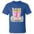 Funny Easter Day Gardening T Shirt Gardener Boots Bunny Ears Colorful Eggs