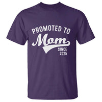 Funny New Mom Promoted To Mom Since 2025 T Shirt Baby Announcement
