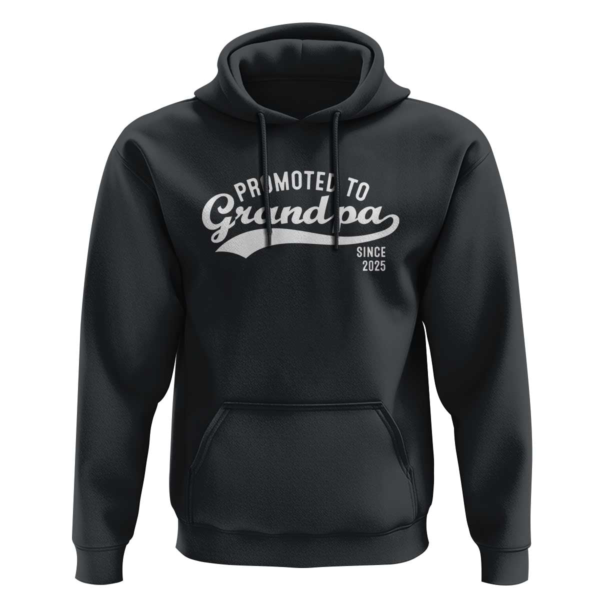Funny New Grandpa Promoted To Grandpa Since 2025 Hoodie Baby Announcement