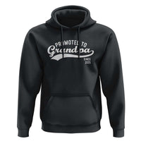 Funny New Grandpa Promoted To Grandpa Since 2025 Hoodie Baby Announcement