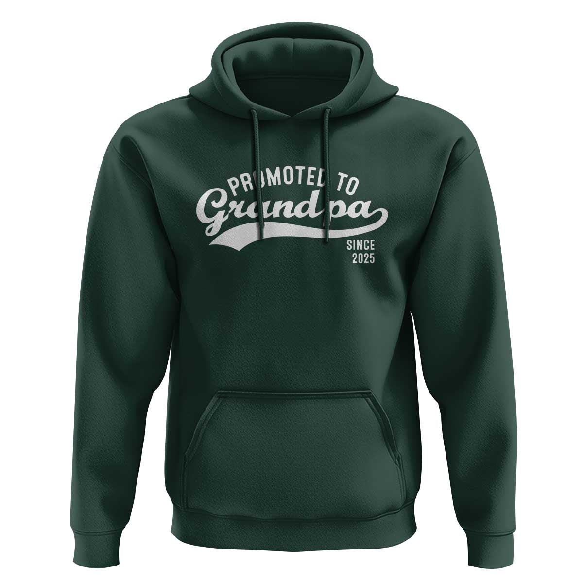 Funny New Grandpa Promoted To Grandpa Since 2025 Hoodie Baby Announcement