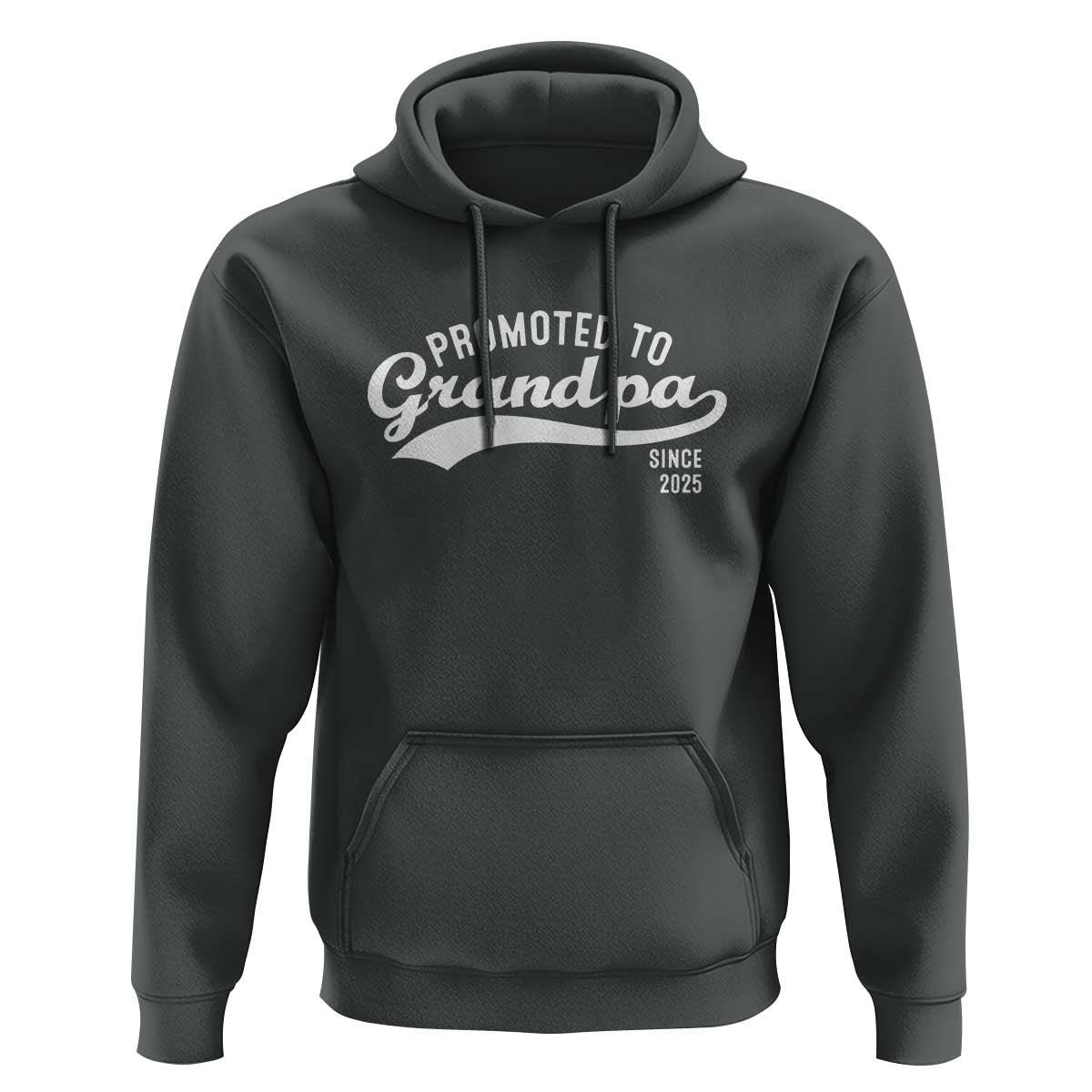 Funny New Grandpa Promoted To Grandpa Since 2025 Hoodie Baby Announcement