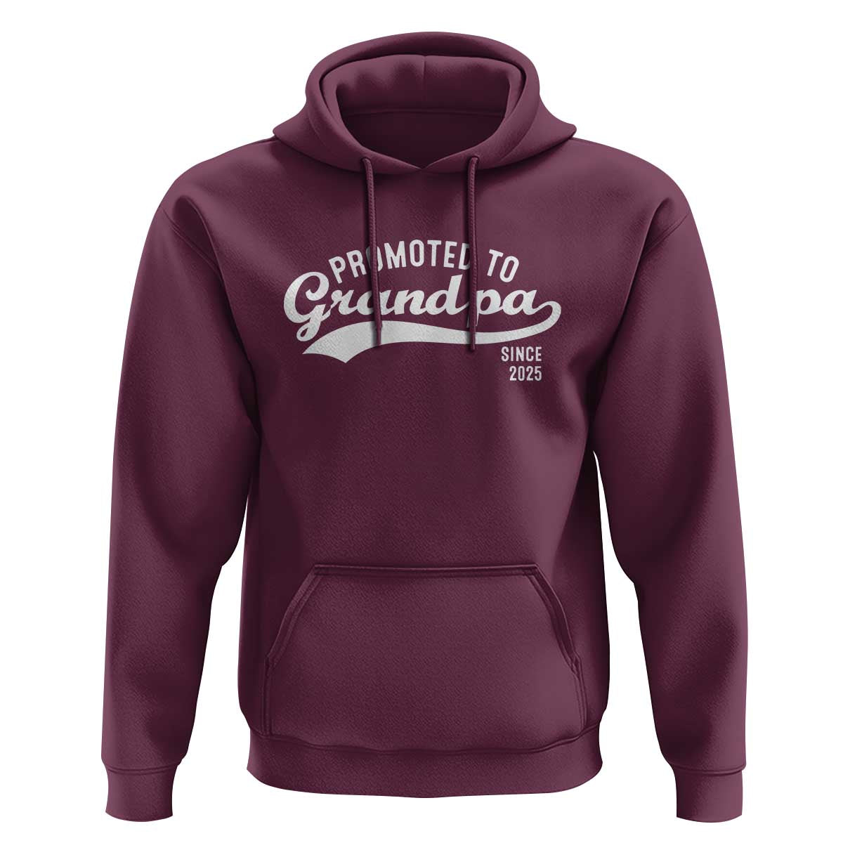 Funny New Grandpa Promoted To Grandpa Since 2025 Hoodie Baby Announcement