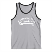 Funny New Grandpa Promoted To Grandpa Since 2025 Tank Top Baby Announcement