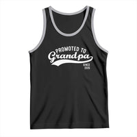 Funny New Grandpa Promoted To Grandpa Since 2025 Tank Top Baby Announcement