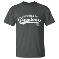 Funny New Grandma Promoted To Grandma Since 2025 T Shirt Baby Announcement
