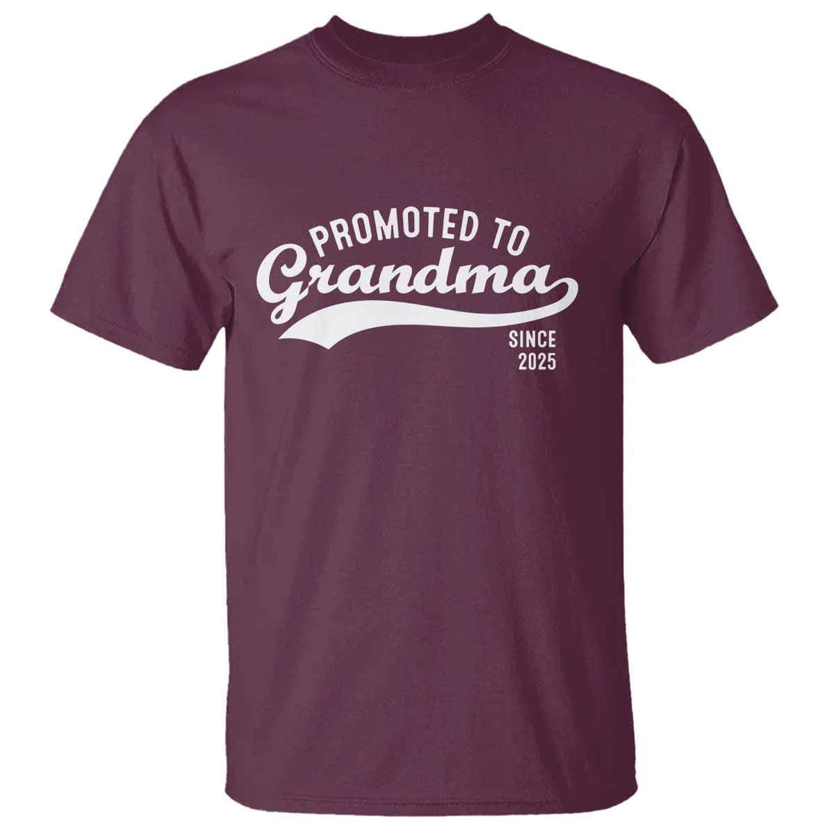 Funny New Grandma Promoted To Grandma Since 2025 T Shirt Baby Announcement