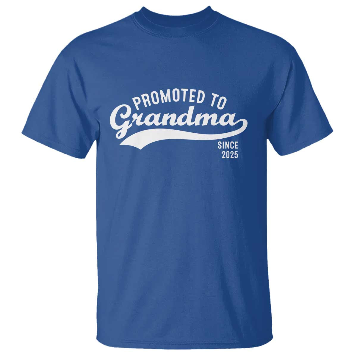 Funny New Grandma Promoted To Grandma Since 2025 T Shirt Baby Announcement