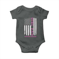 Funny Girl Dad Outnumbered Baby Onesie Vintage American Flag Father's Day