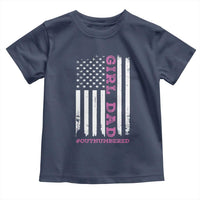 Funny Girl Dad Outnumbered Toddler T Shirt Vintage American Flag Father's Day