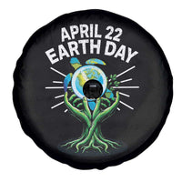 Happy Earth Day April 22 Spare Tire Cover Restore Earth Sea Turtle Tree Peace Sign