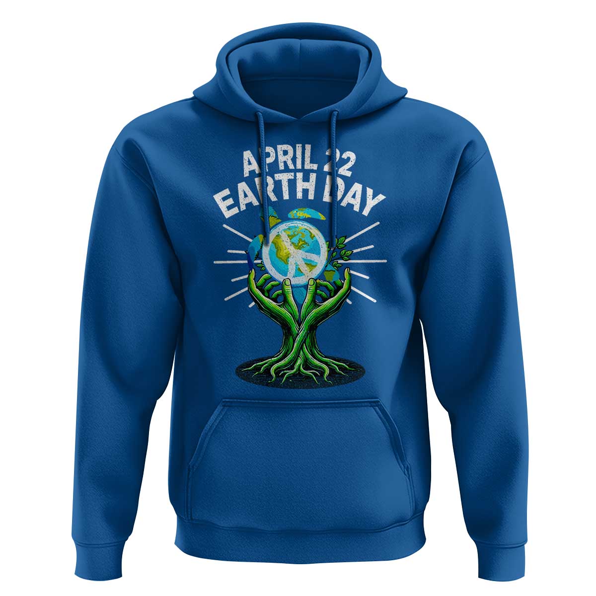 Happy Earth Day April 22 Hoodie Restore Earth Sea Turtle Tree Peace Sign
