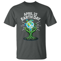 Happy Earth Day April 22 T Shirt Restore Earth Sea Turtle Tree Peace Sign