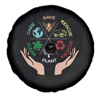 Save Bees Rescue Animals Recycle Plastic Plant Tree Spare Tire Cover Earth Day
