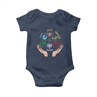 Save Bees Rescue Animals Recycle Plastic Plant Tree Baby Onesie Earth Day