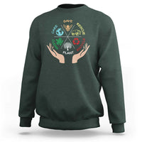 Save Bees Rescue Animals Recycle Plastic Plant Tree Sweatshirt Earth Day