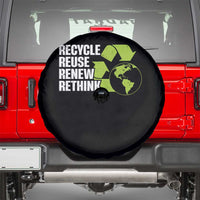 Recycle Reuse Renew Rethink Environmental Activism Spare Tire Cover