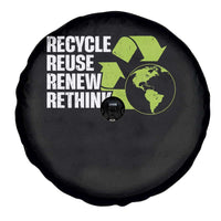 Recycle Reuse Renew Rethink Environmental Activism Spare Tire Cover