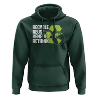 Recycle Reuse Renew Rethink Environmental Activism Hoodie
