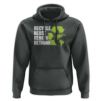 Recycle Reuse Renew Rethink Environmental Activism Hoodie