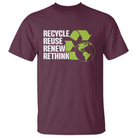 Recycle Reuse Renew Rethink Environmental Activism T Shirt