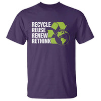 Recycle Reuse Renew Rethink Environmental Activism T Shirt
