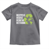 Recycle Reuse Renew Rethink Environmental Activism Toddler T Shirt