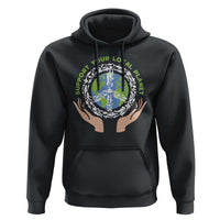 Earth Day Support Your Local Planet Hoodie Peace Sign Animals