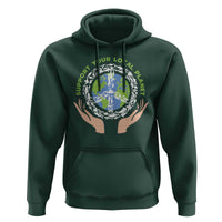 Earth Day Support Your Local Planet Hoodie Peace Sign Animals