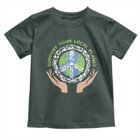 Earth Day Support Your Local Planet Toddler T Shirt Peace Sign Animals