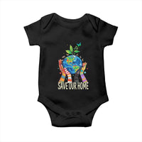 Save Our Home Animals Wildlife Conservation Earth Day Baby Onesie