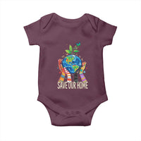 Save Our Home Animals Wildlife Conservation Earth Day Baby Onesie