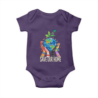 Save Our Home Animals Wildlife Conservation Earth Day Baby Onesie